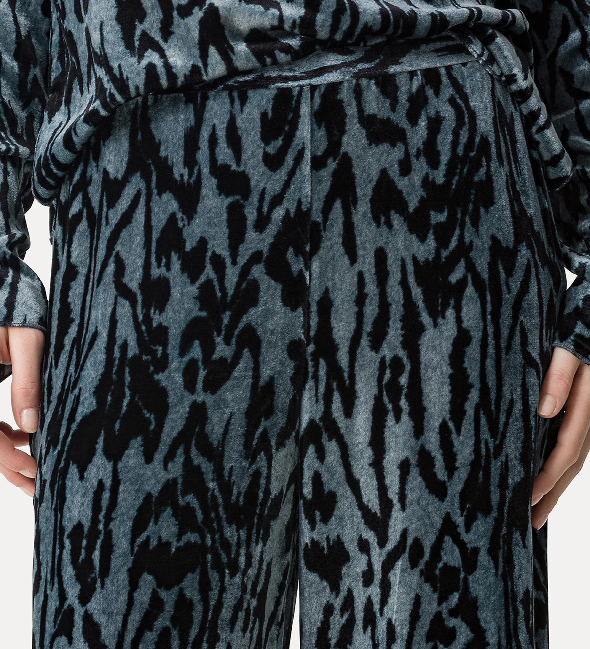 "Moiree" Print Velvet Pants sold by Curio product image thumbnail 3