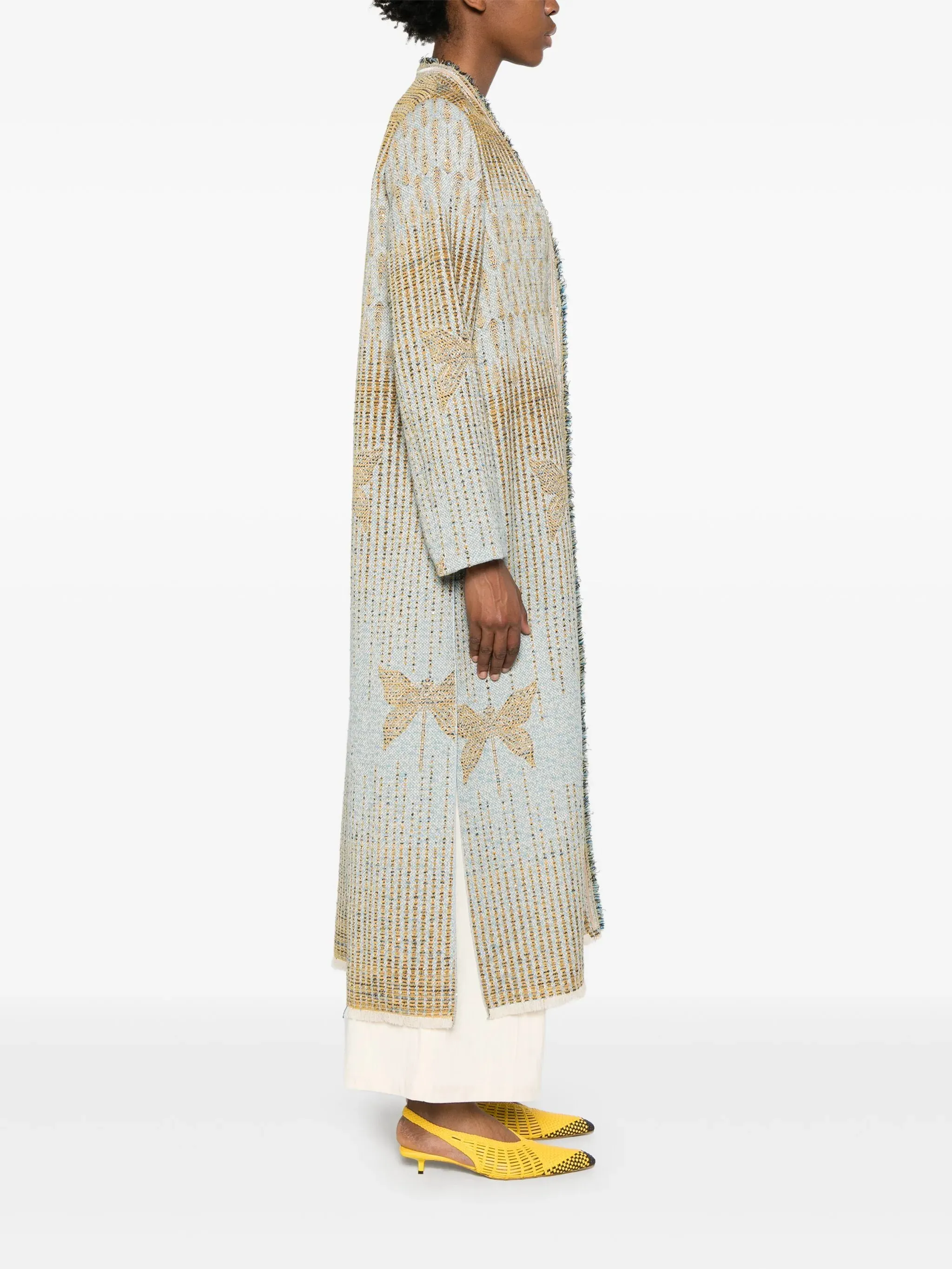 Jacquard Libelle Coat sold by Curio product image thumbnail 2