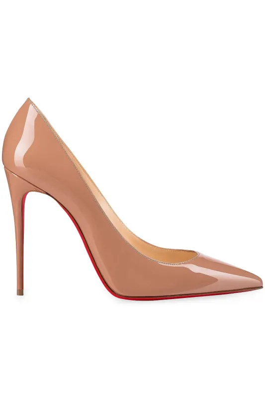 Kate 100 mm Pumps Patent Blush sold by Curio