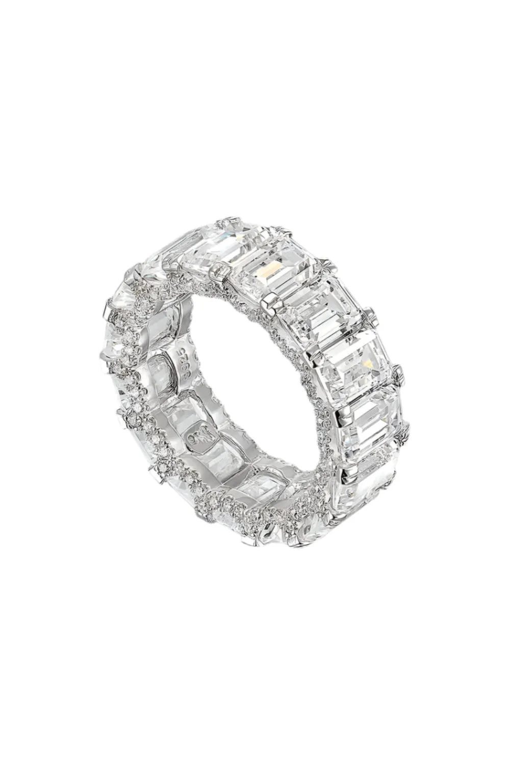 Diamond Dust Baguette Eternity Ring sold by Curio