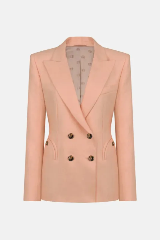 Flica Tan Charmer Blazer Pink sold by Curio