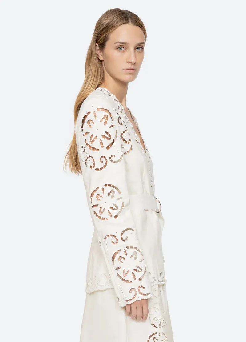 Dahlia Eyelet Blazer sold by Curio product image thumbnail 5