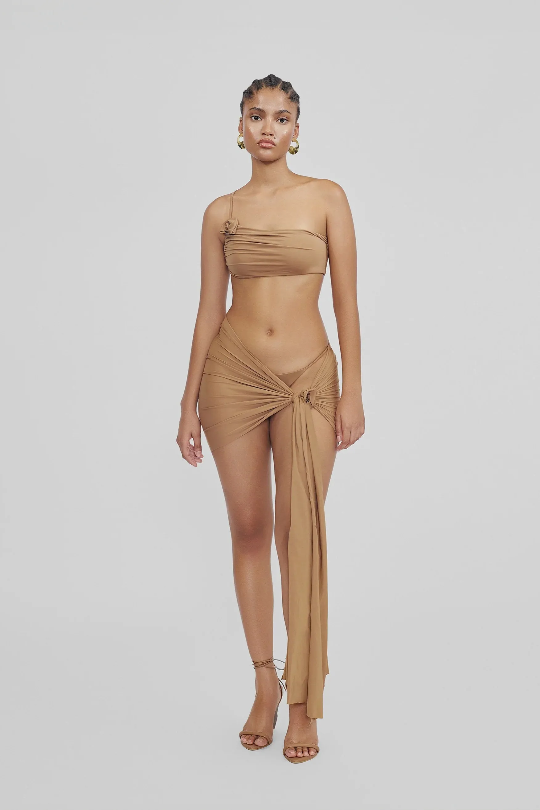 Pestagua Skirt Bronze Brown sold by Curio