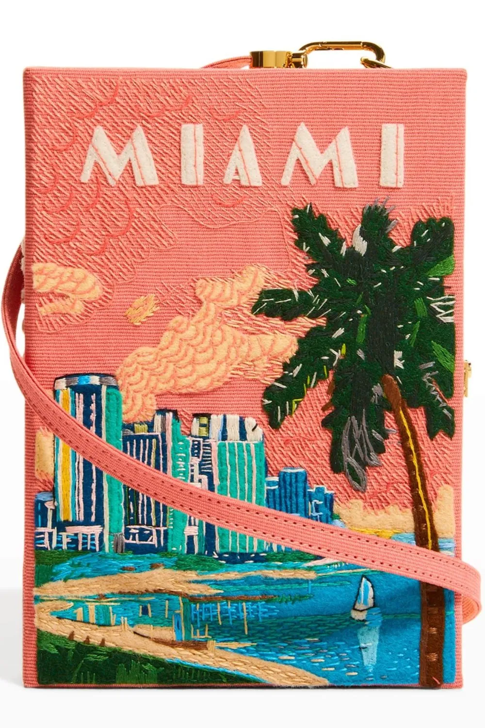 Book Clutch Miami Bay Strapped Sea Tex sold by Curio