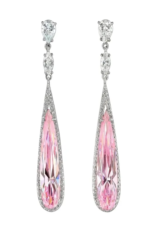 Blush Rose Shard Earrings sold by Curio