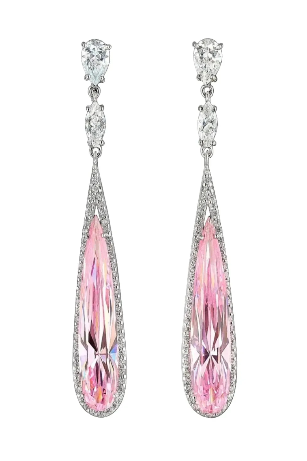 Blush Rose Shard Earrings sold by Curio