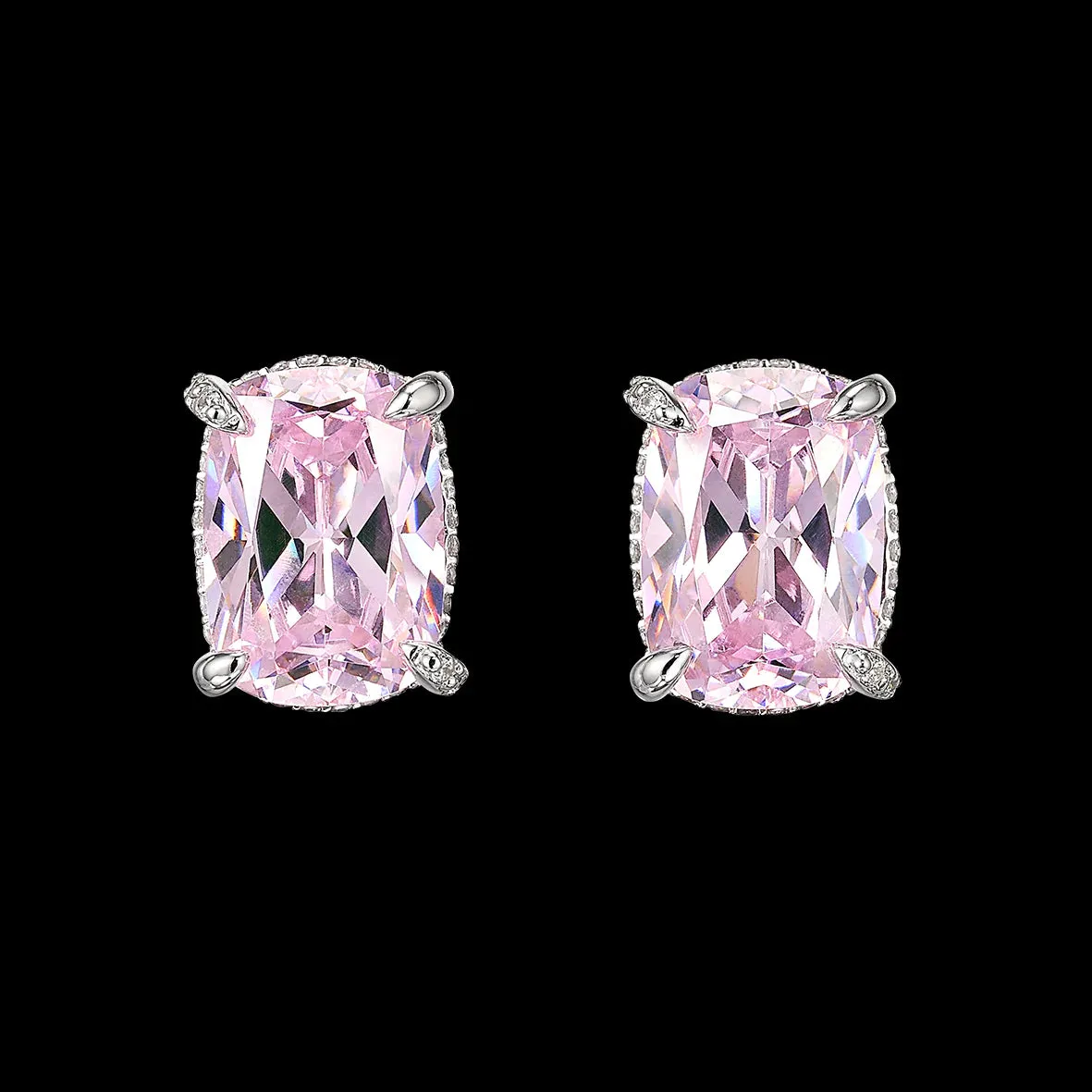 Blush Cushion Wing Studs sold by Curio product image thumbnail 2