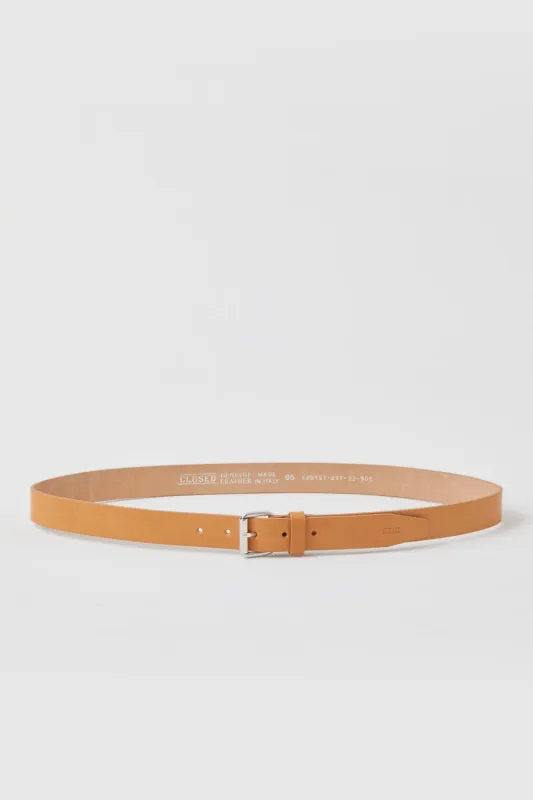 Leather Belt with Metal sold by Curio