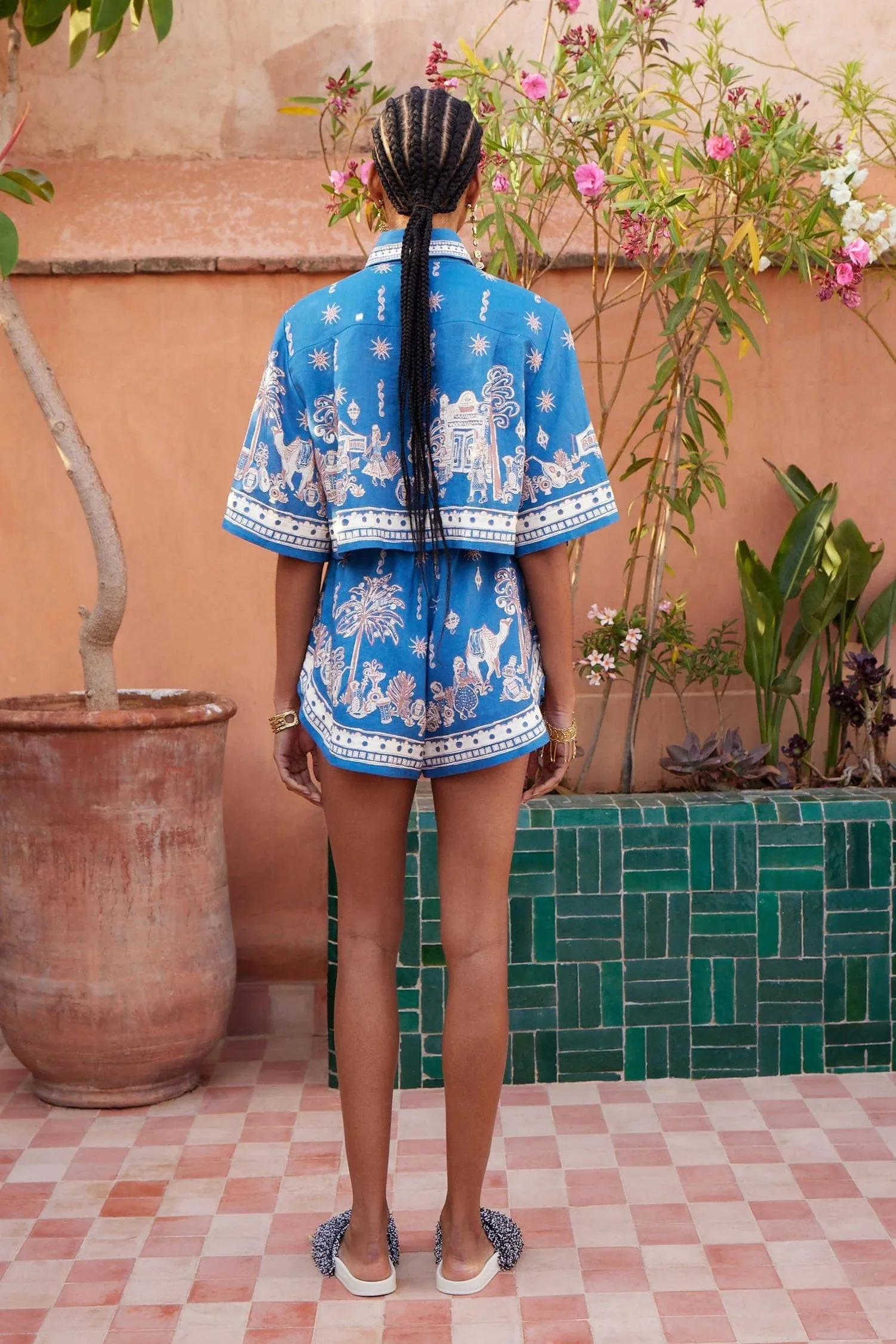 Acacia Cropped Shirt sold by Curio product image thumbnail 4