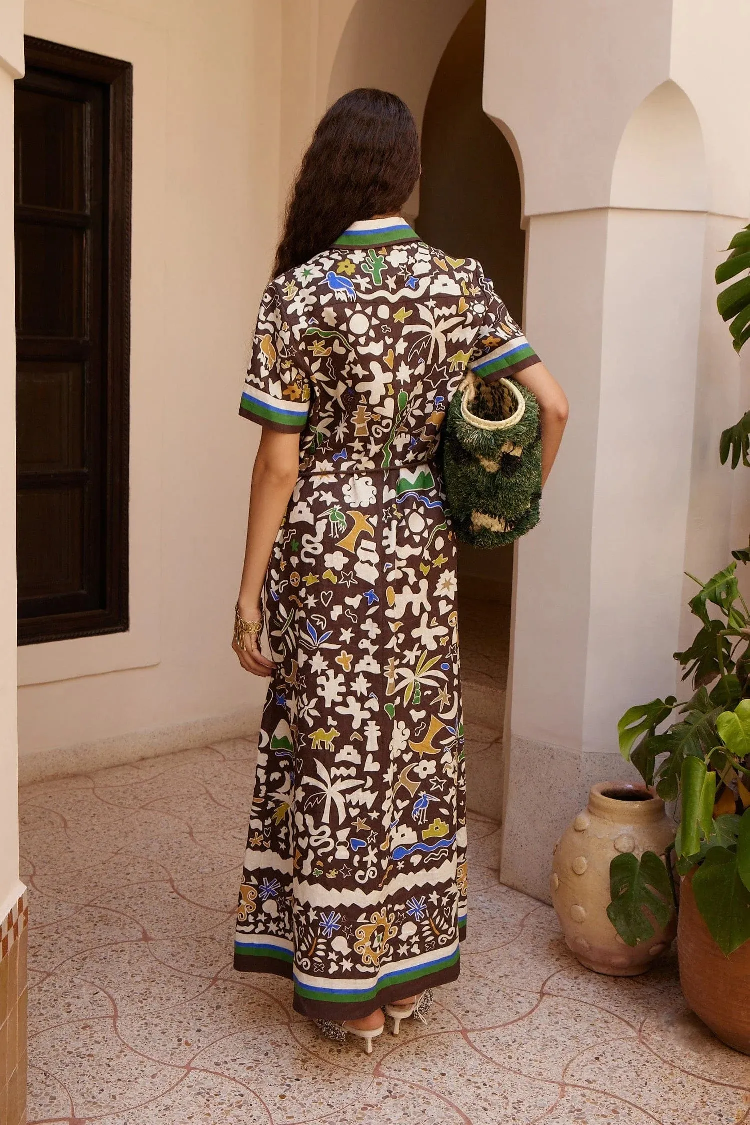Maroc Shirtdress sold by Curio product image thumbnail 4