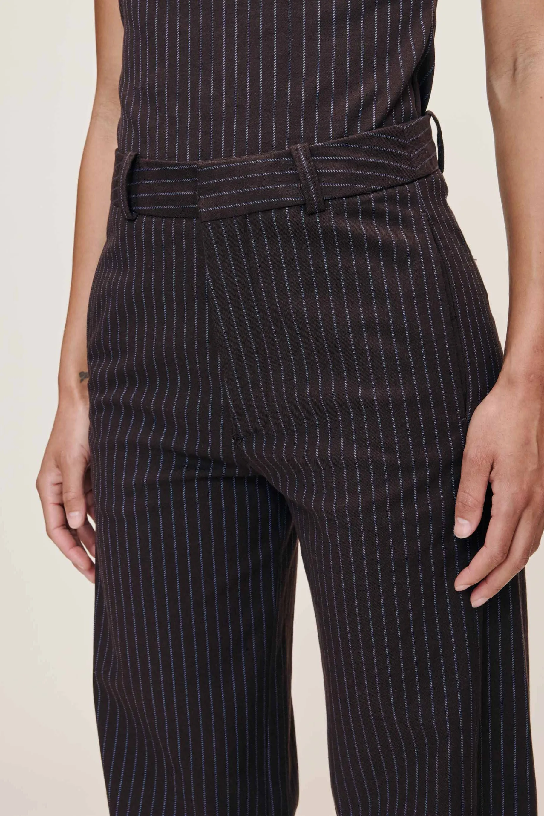 Miro Barrel In Brown/Blue Stripe sold by Curio product image thumbnail 3