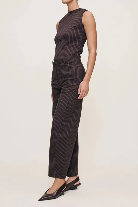 Miro Barrel In Brown/Blue Stripe made by DL1961