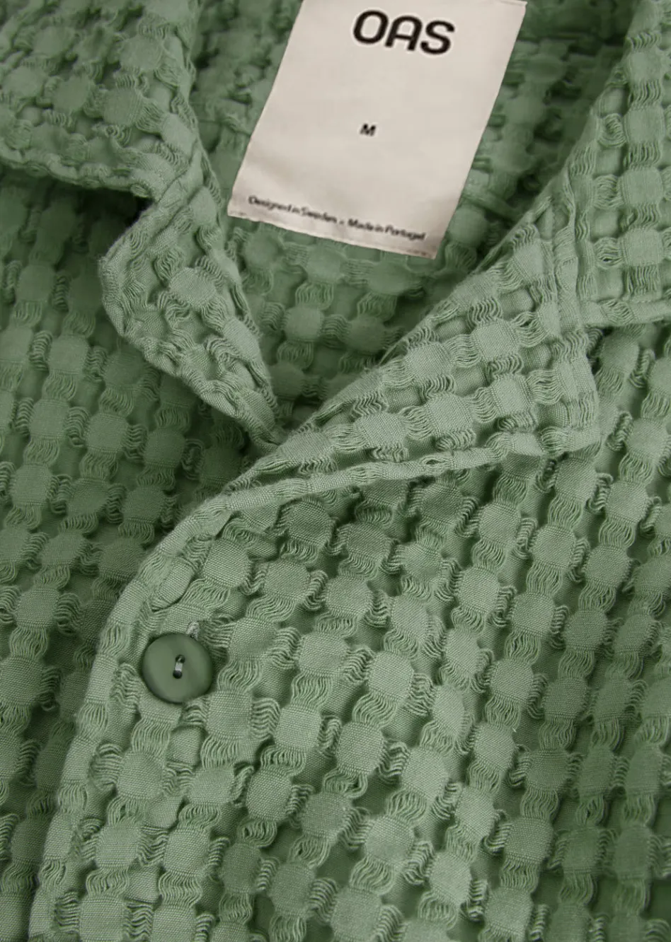 Waffle Cuba Shirt Green sold by Curio product image thumbnail 3