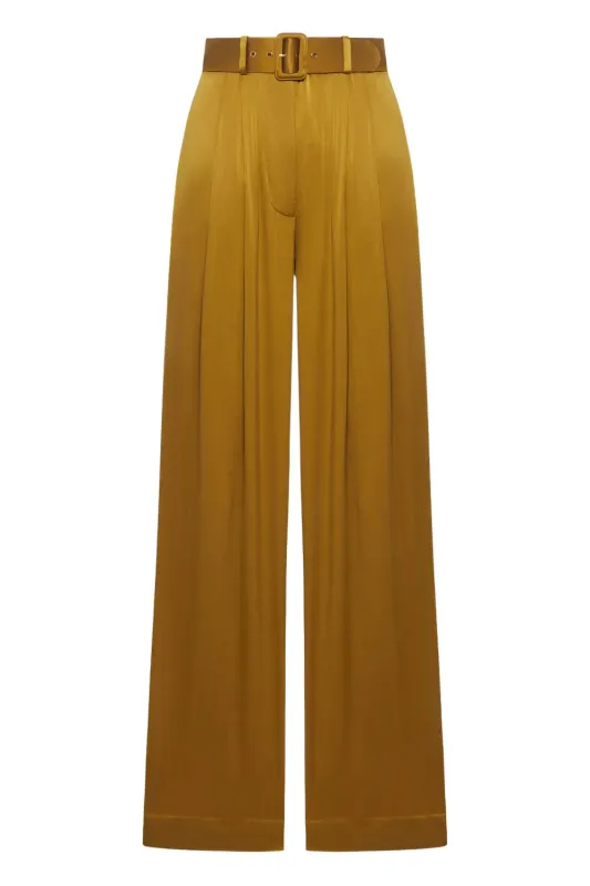 Silk Tuck Pant sold by Curio