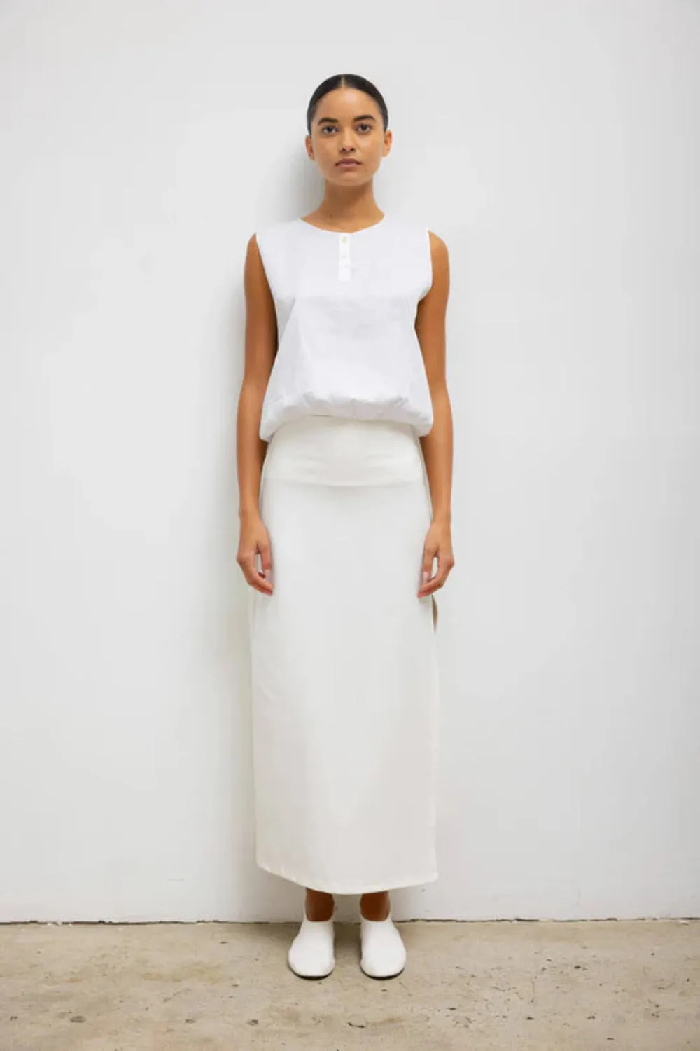 Rio Side Slit Skirt sold by Curio