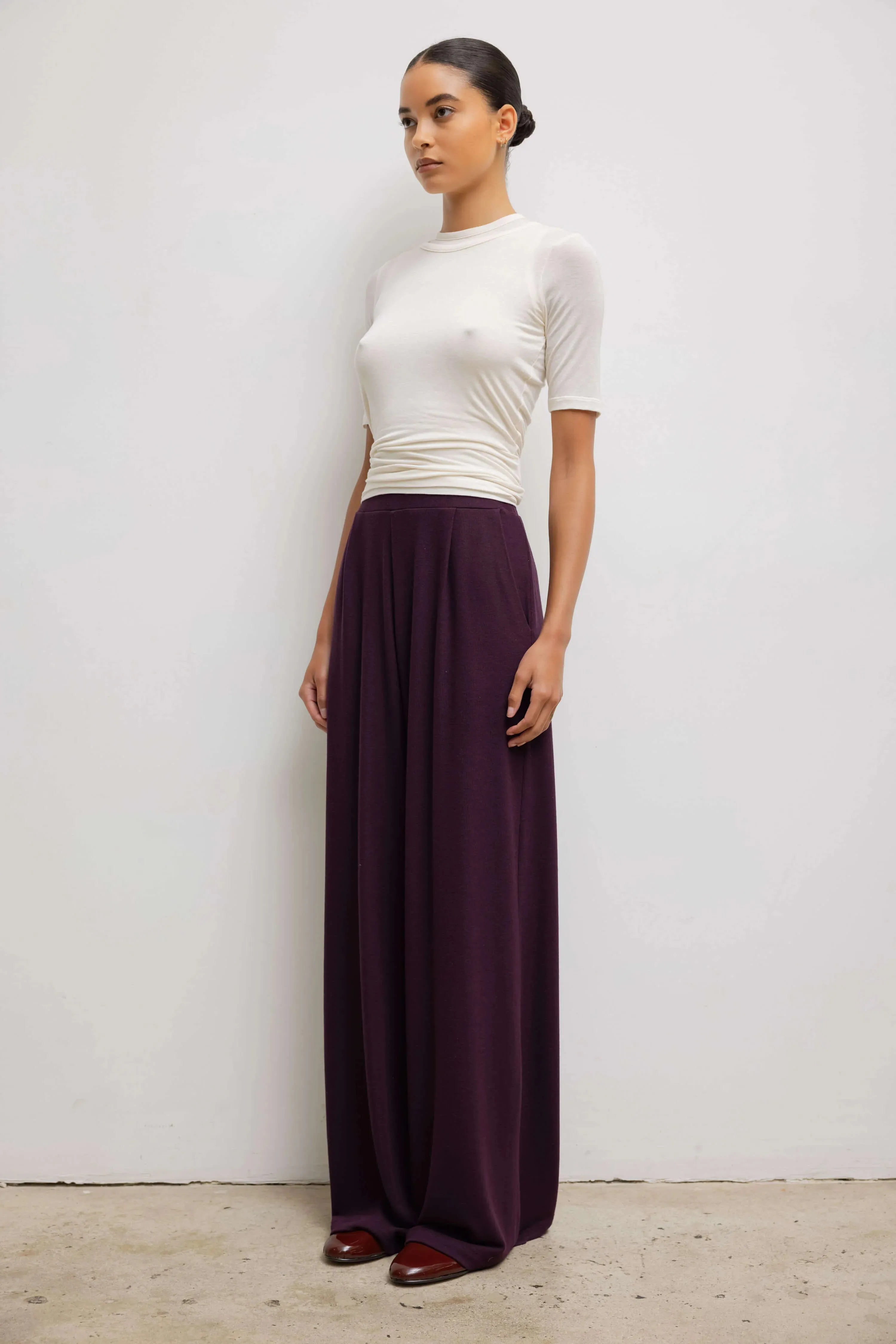 Julien Mid Sleeve Tee in Cream sold by Curio product image thumbnail 4