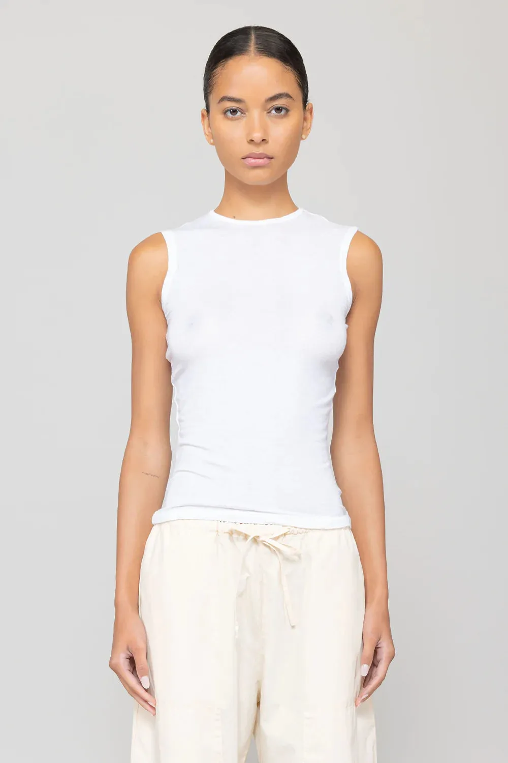 Julien Sleeveless Crew sold by Curio