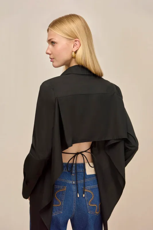 Emelyn Top Black sold by Curio