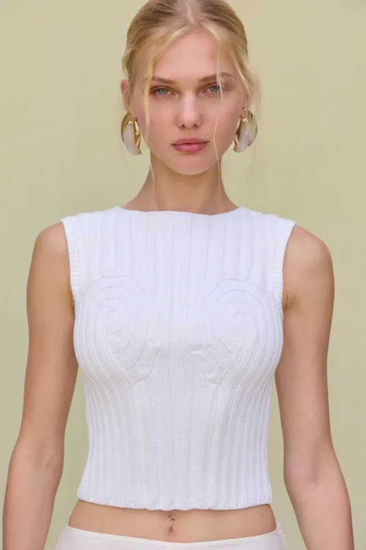 Anzu Knit Top sold by Curio