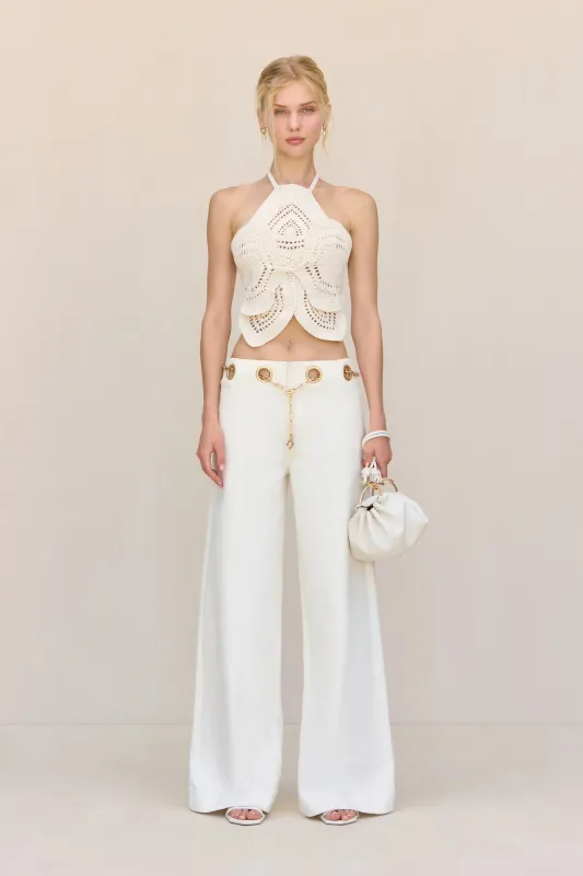 Sydney Pant Off White sold by Curio