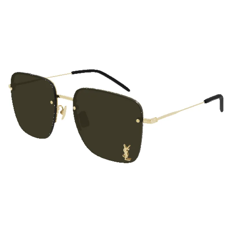 Modern Half Rim YSL Logo sold by Curio