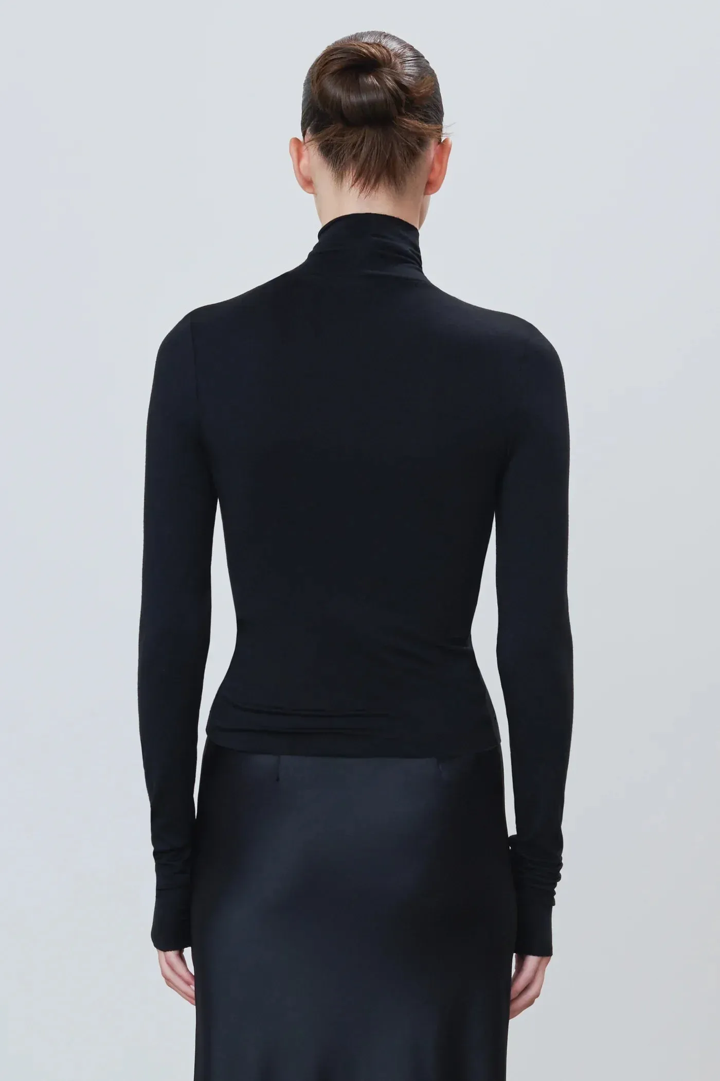Fitted Turtleneck Top Black sold by Curio product image thumbnail 3
