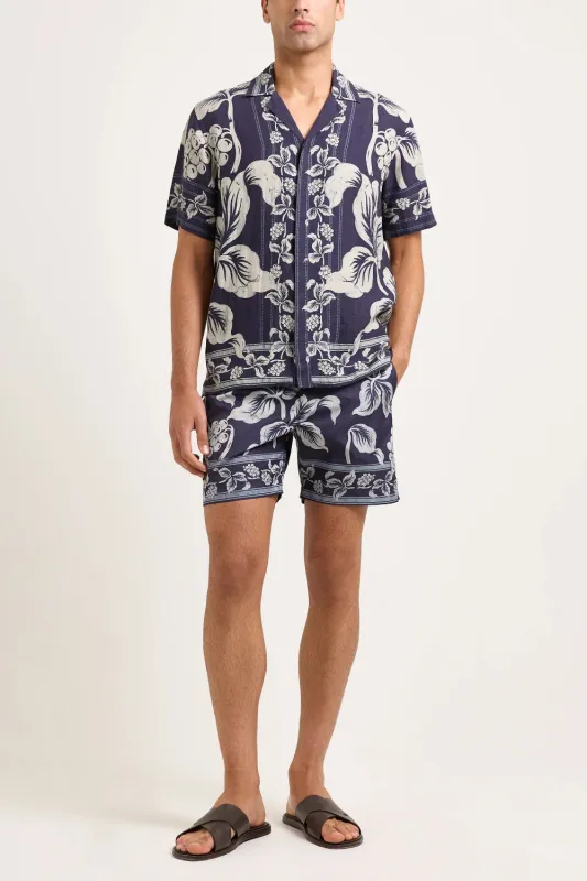 Maitan Linen Petralis Garland Shirt sold by Curio