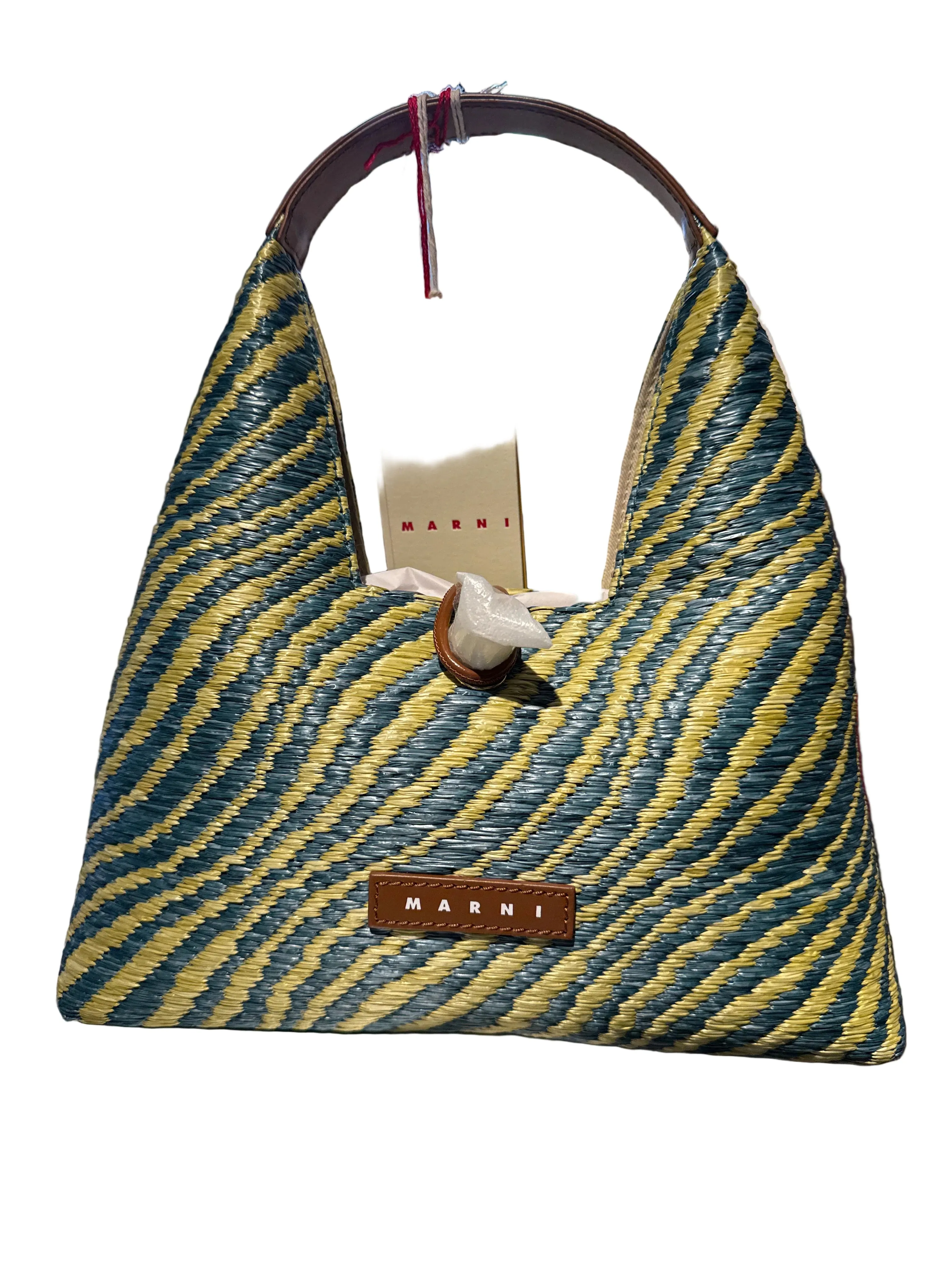 Raffia Hobo sold by Curio