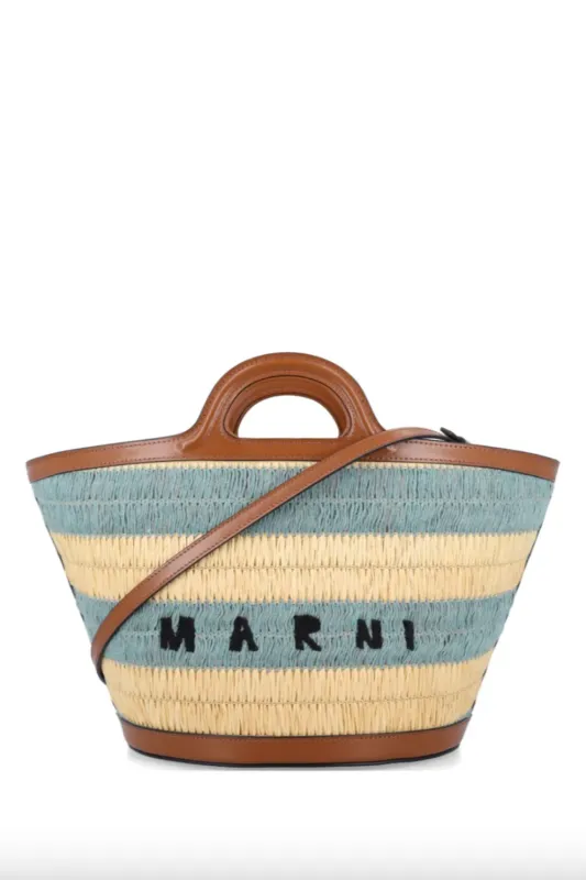 Small Tropicalia Tote Handbag BMMP0068Q8 (Final Sale) sold by Curio