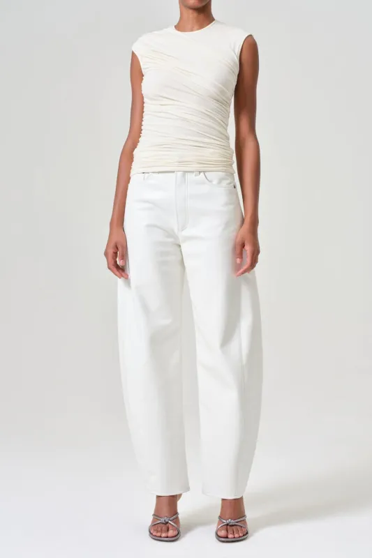 Luna Pieced Jean in Leather Lace sold by Curio