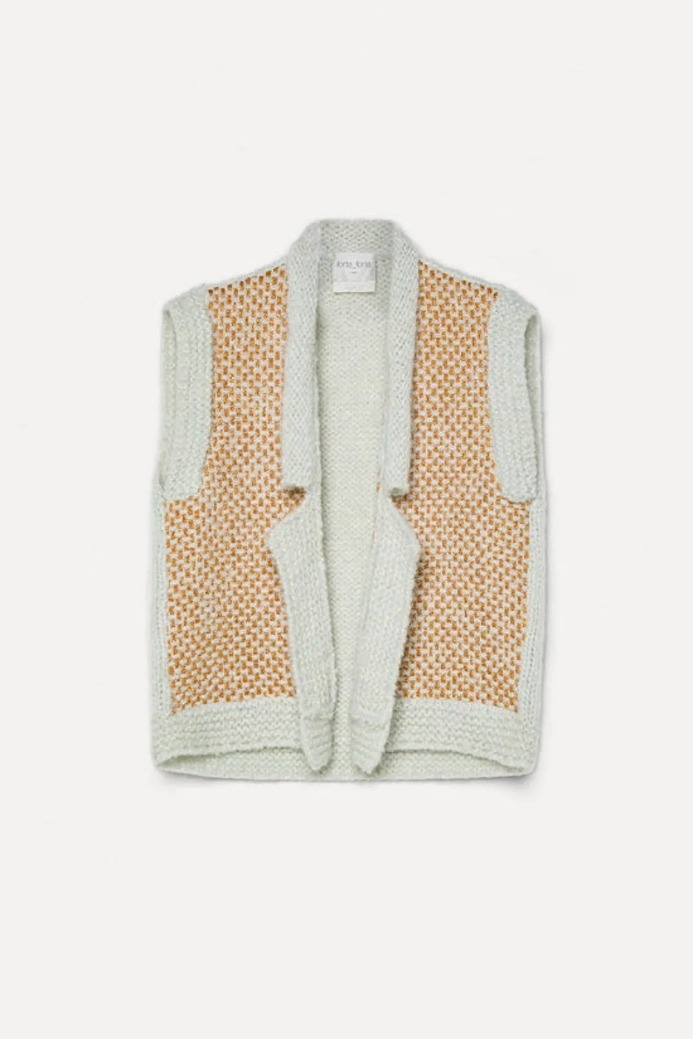 Vest in Natté Tweed sold by Curio