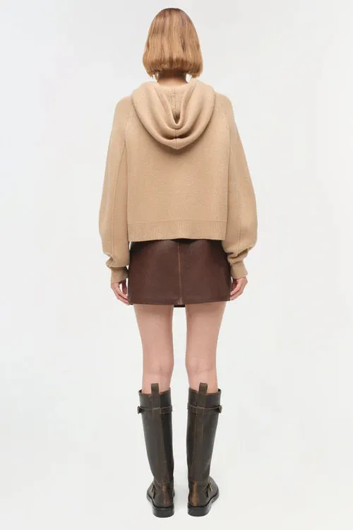 Dakota Cropped Hoodie Camel sold by Curio product image thumbnail 3