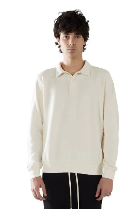 Piqué Tennis Polo White made by LES TIEN