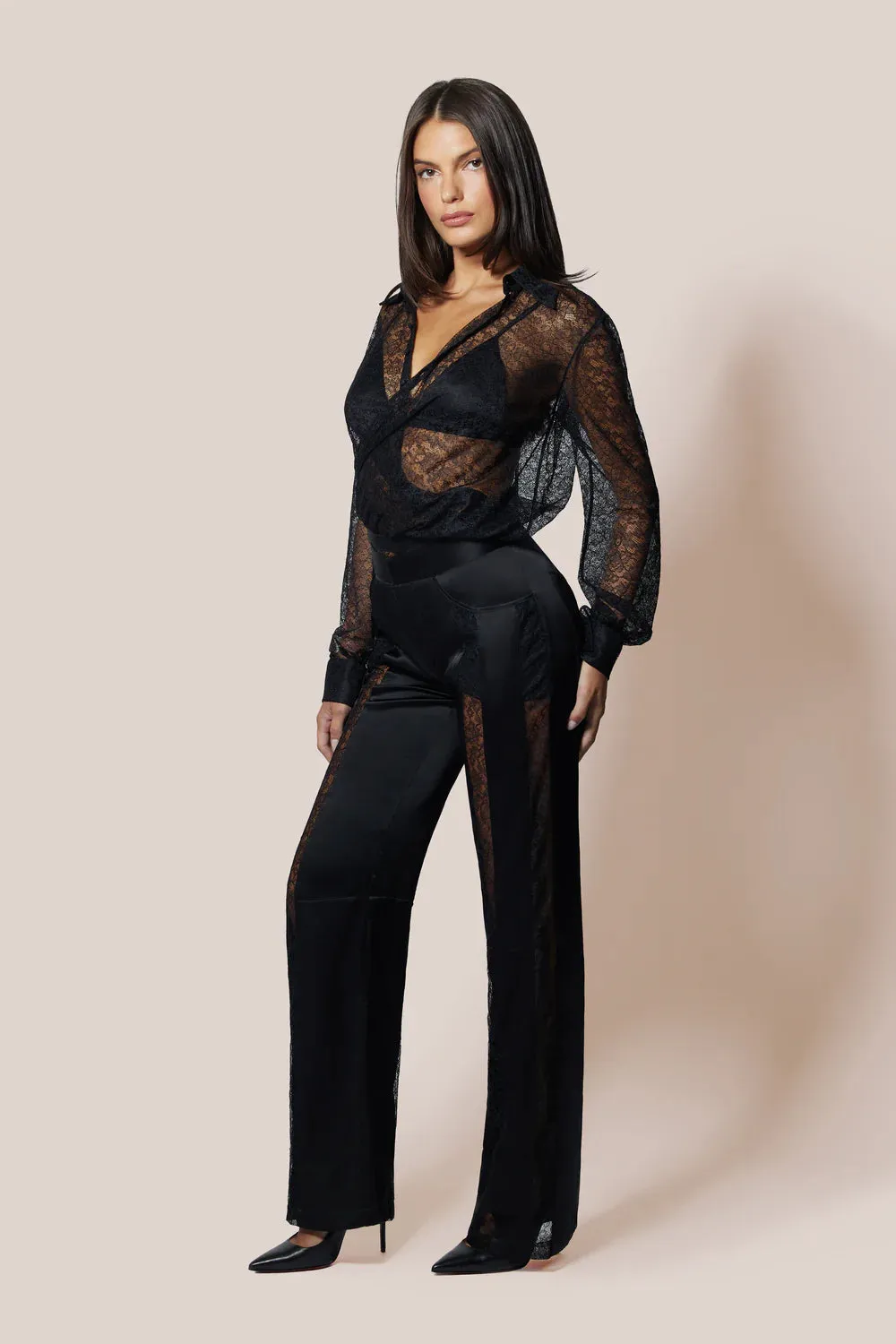 Petite Fleur Crossover Bodysuit sold by Curio product image thumbnail 2