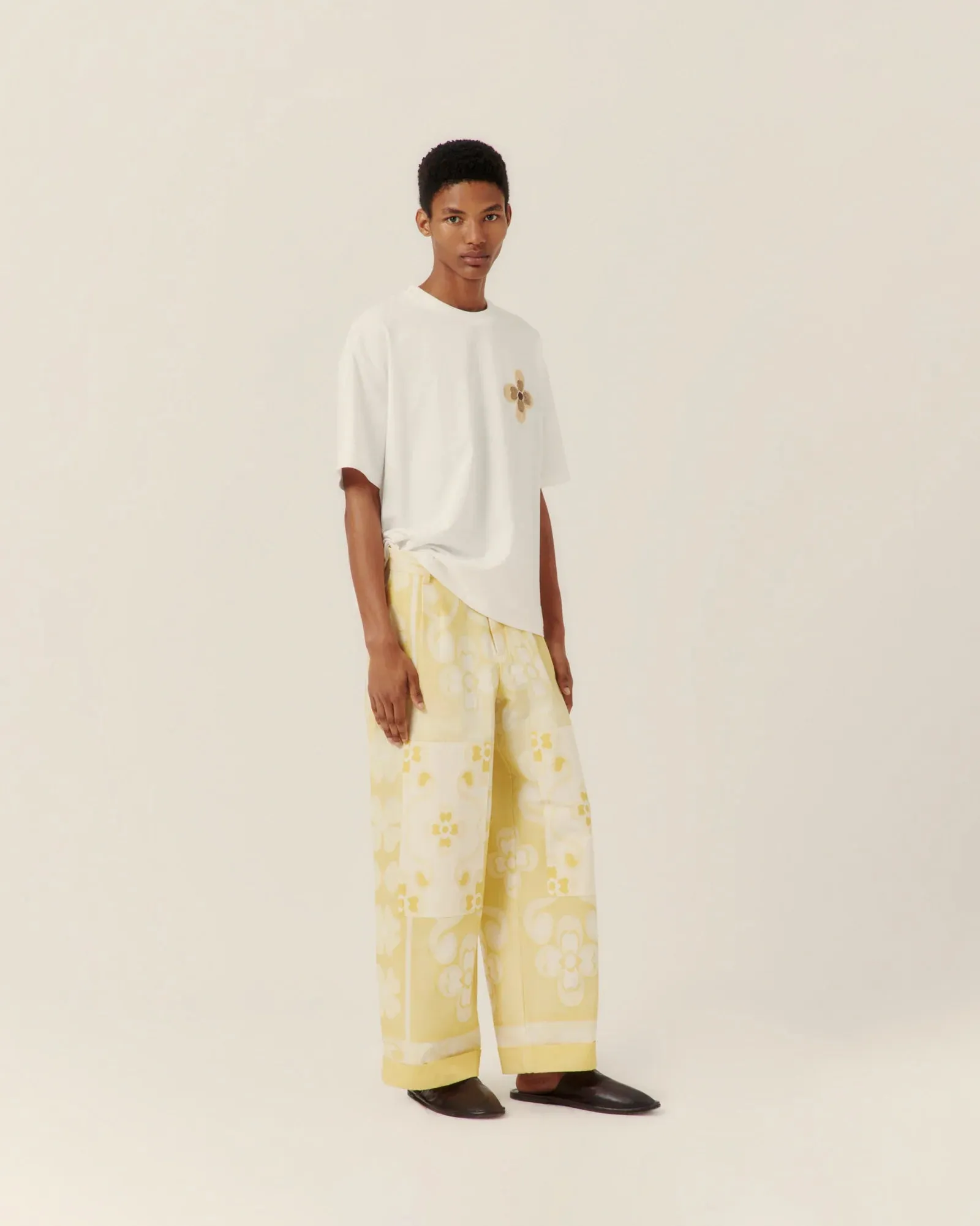Flower Embroidered Tee sold by Curio product image thumbnail 2