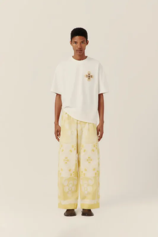 Flower Embroidered Tee made by Curio