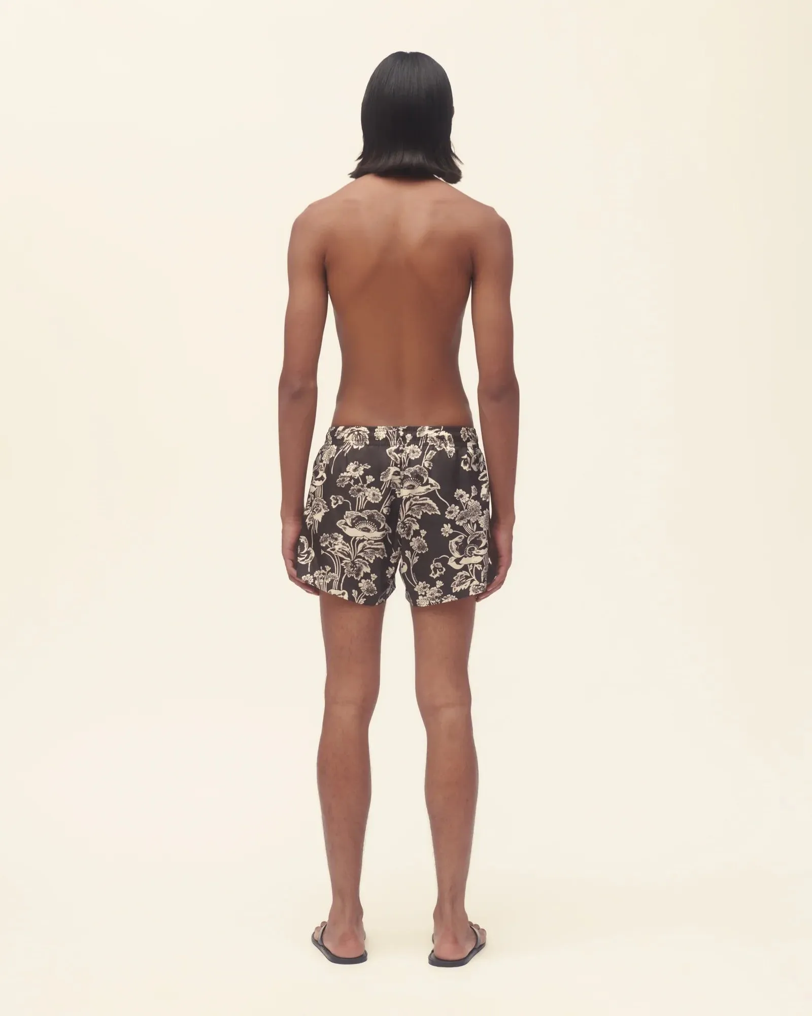 Painted Peonies Short Swim Short sold by Curio product image thumbnail 2