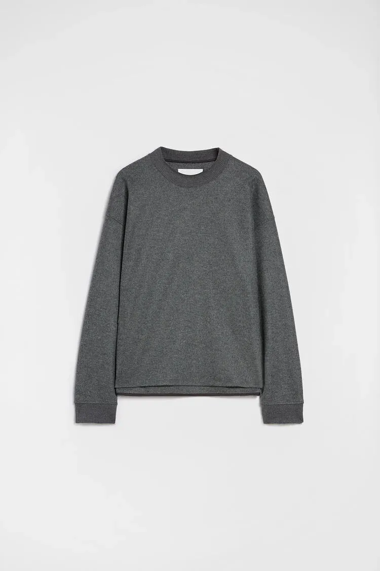 Wool Melton Crew-Neck Sweatshirt sold by Curio product image thumbnail 4