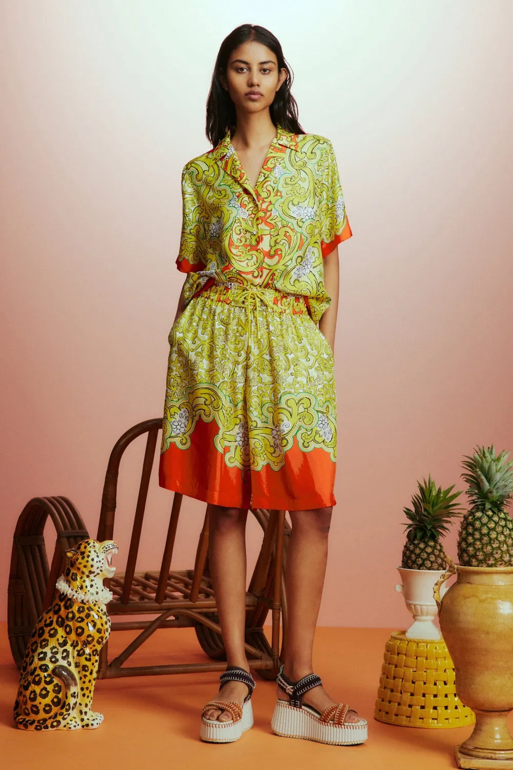 Sierra Silk Short Multi (Final Sale) sold by Curio