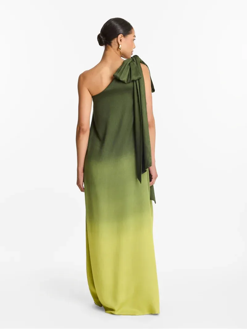 Raya Dress Ombra Olive sold by Curio product image thumbnail 3