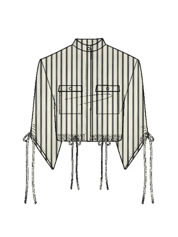 Eva Top Black Stripe made by Curio