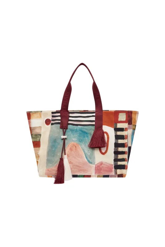 Michelle Beach Tote made by Alemais