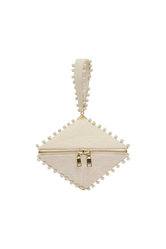 Rosemary Pyramid Bag made by Alemais