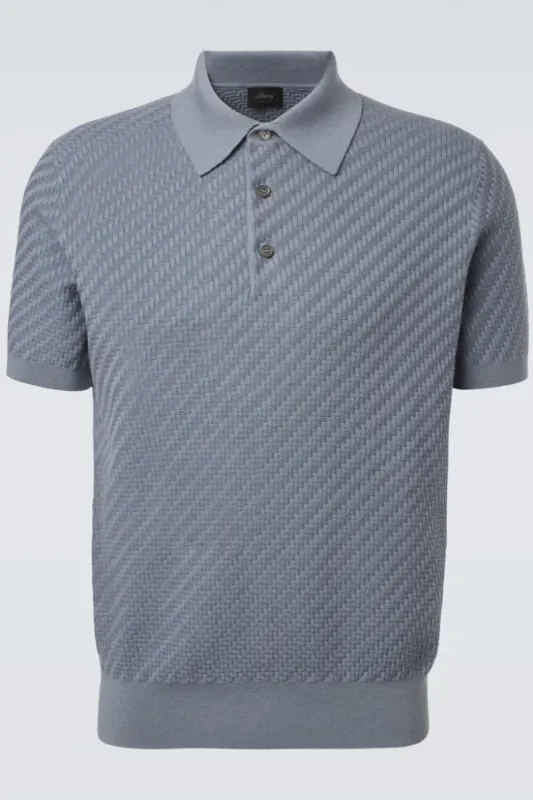 SS Polo Cotton Cashmere Silk made by Brioni