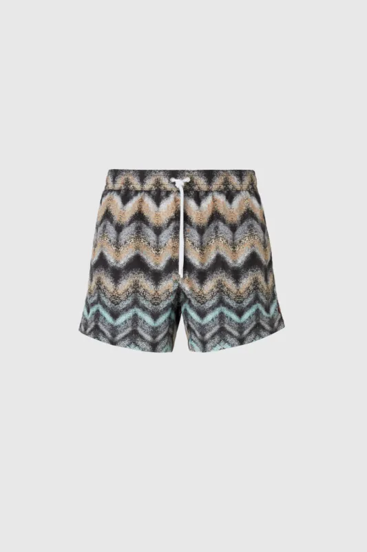 Medium Length Swim Short Airbrushed (Final Sale) made by Missoni