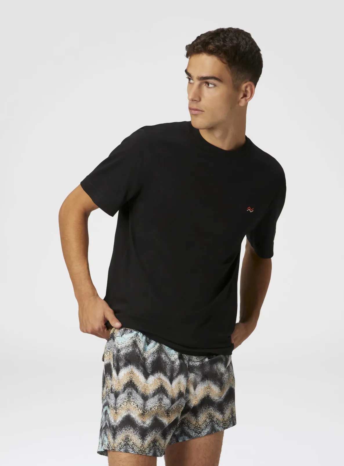 Medium Length Swim Short Airbrushed (Final Sale) sold by Curio product image thumbnail 4