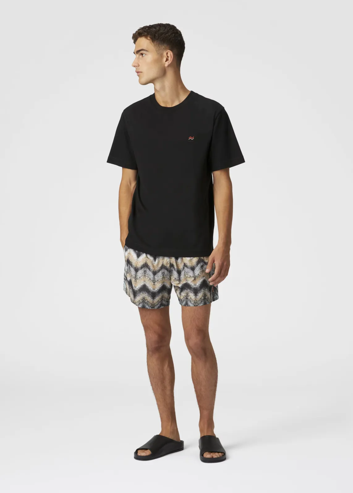 Medium Length Swim Short Airbrushed (Final Sale) sold by Curio product image thumbnail 2