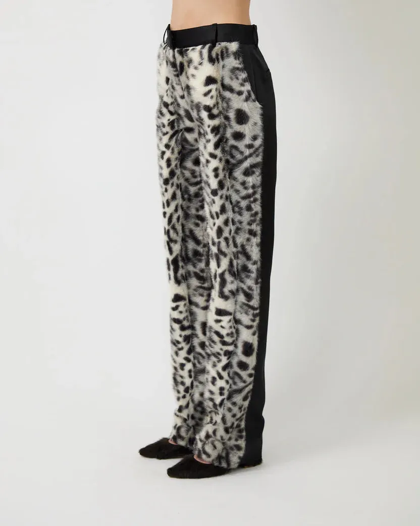 The Barberini pants in Faux Leopard sold by Curio product image thumbnail 3