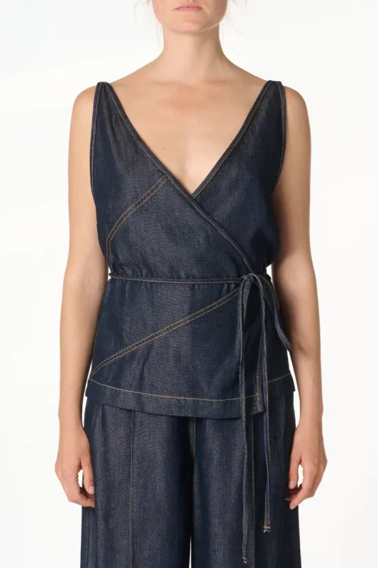 Renata Satin Denim sold by Curio