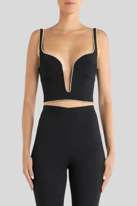 Top With Rhinestones (Final Sale) sold by Curio